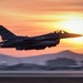 Wolf Pack F-16s take off at dawn