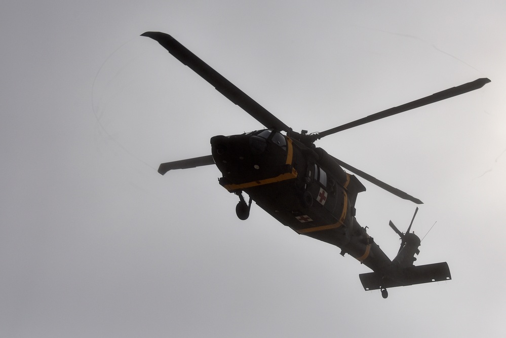 Airmen, Soldiers participate in routine medevac training