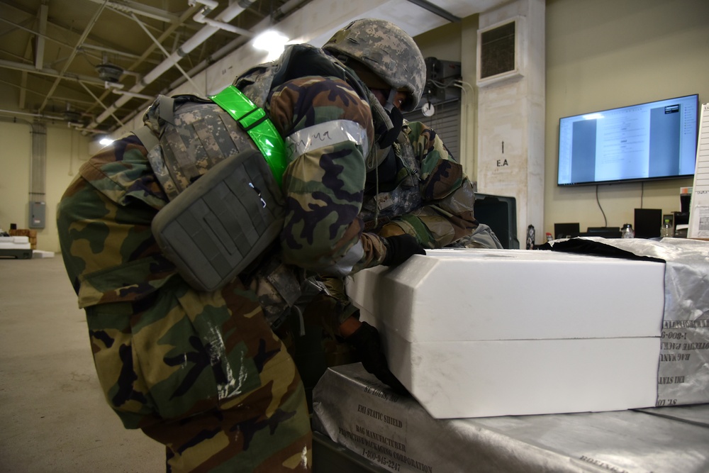 Ammo technicians build inventory during routine training event