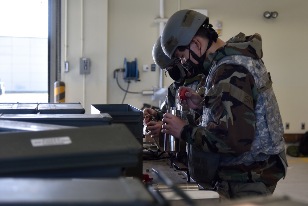 Ammo technicians build inventory during routine training event