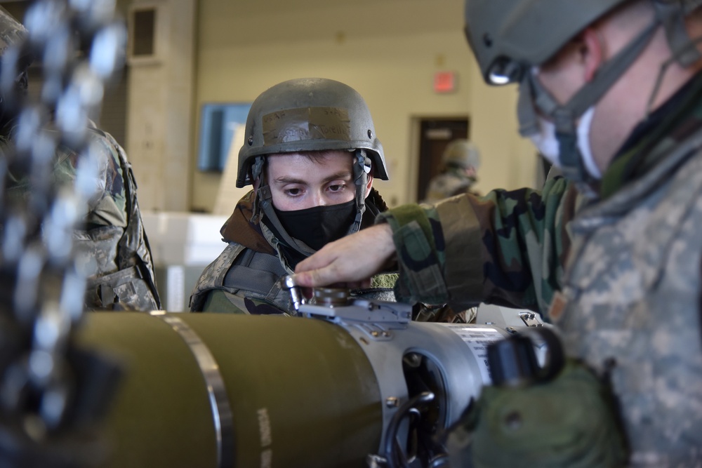 Ammo technicians build inventory during routine training event