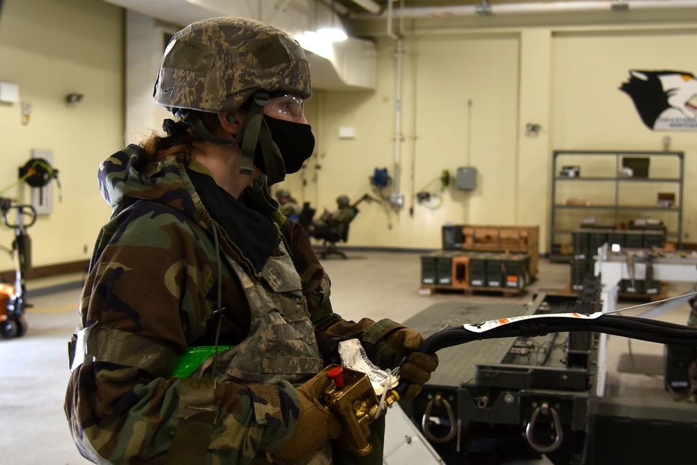 Ammo technicians build inventory during routine training event