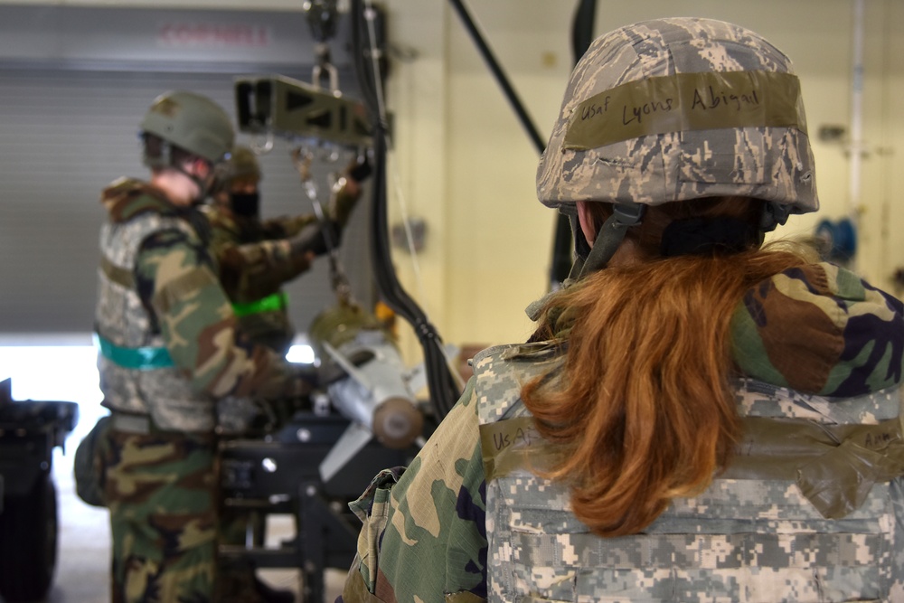 Ammo technicians build inventory during routine training event