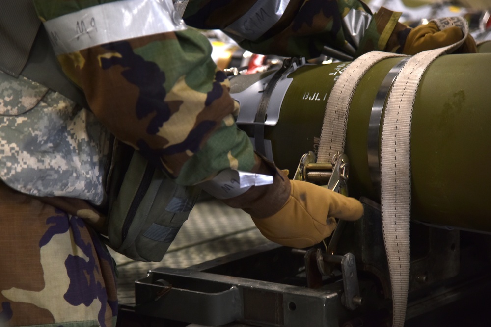 Ammo technicians build inventory during routine training event