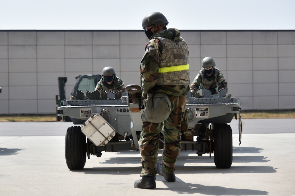 Ammo technicians build inventory during routine training event