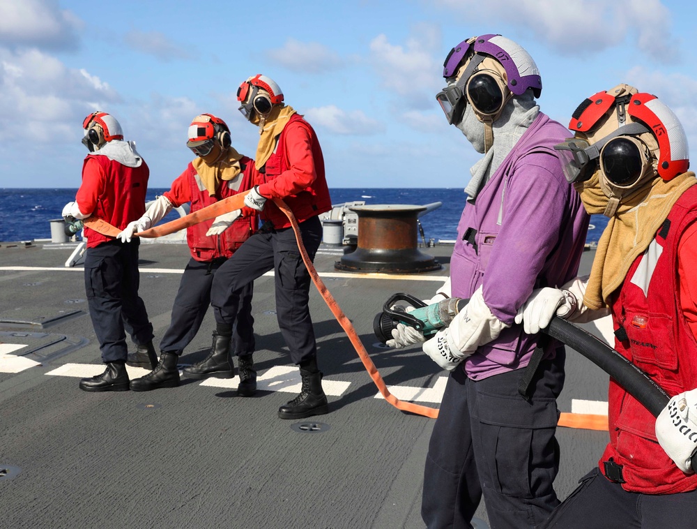 USS Benfold Conducts Training Exercise