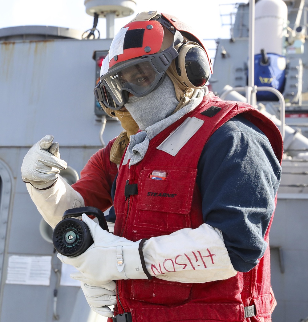 USS Benfold Conducts Training Exercise