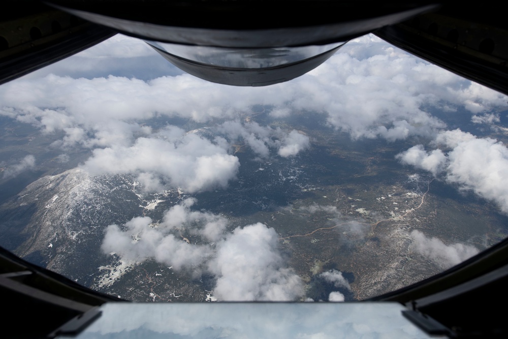 100th ARW participates in flyover in honor of Greece's bicentennial of Independence