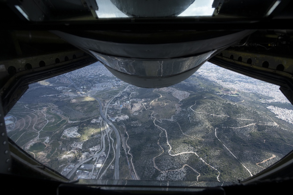 100th ARW participates in flyover in honor of Greece's bicentennial of Independence