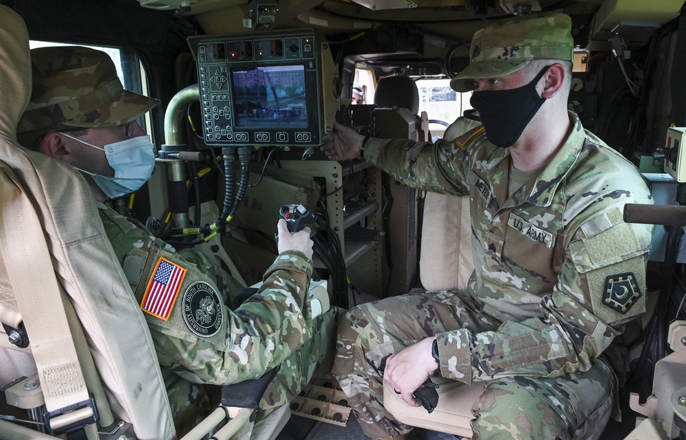 South Carolina National Guard assist UofSC ROTC in static display event