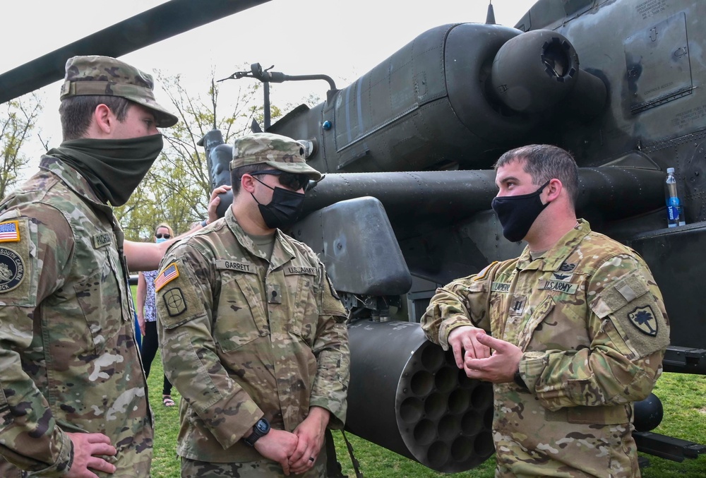 South Carolina National Guard assist UofSC ROTC in static display event