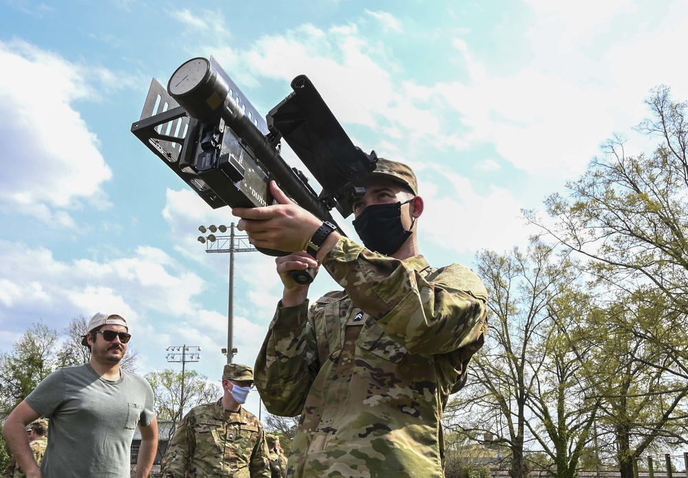 South Carolina National Guard assist UofSC ROTC in static display event