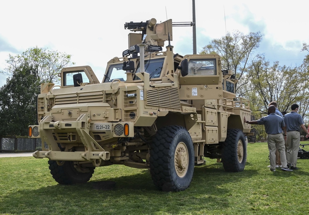 South Carolina National Guard assist UofSC ROTC in static display event