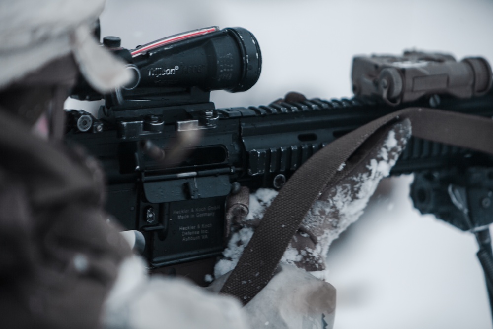 LAR Marines with MRF-E Execute a Live-Fire Range