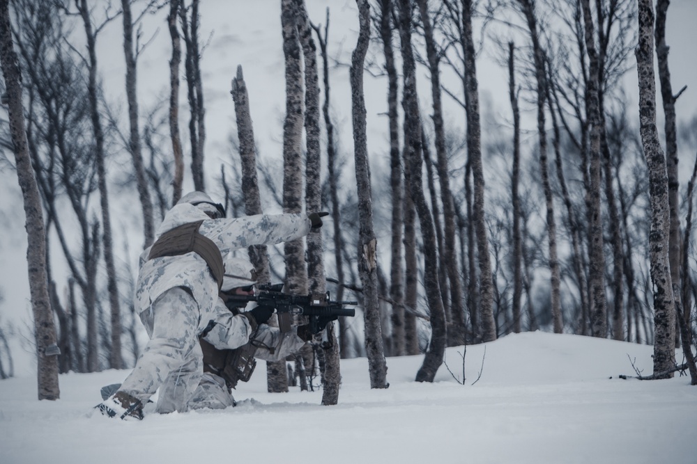 LAR Marines with MRF-E Execute a Live-Fire Range