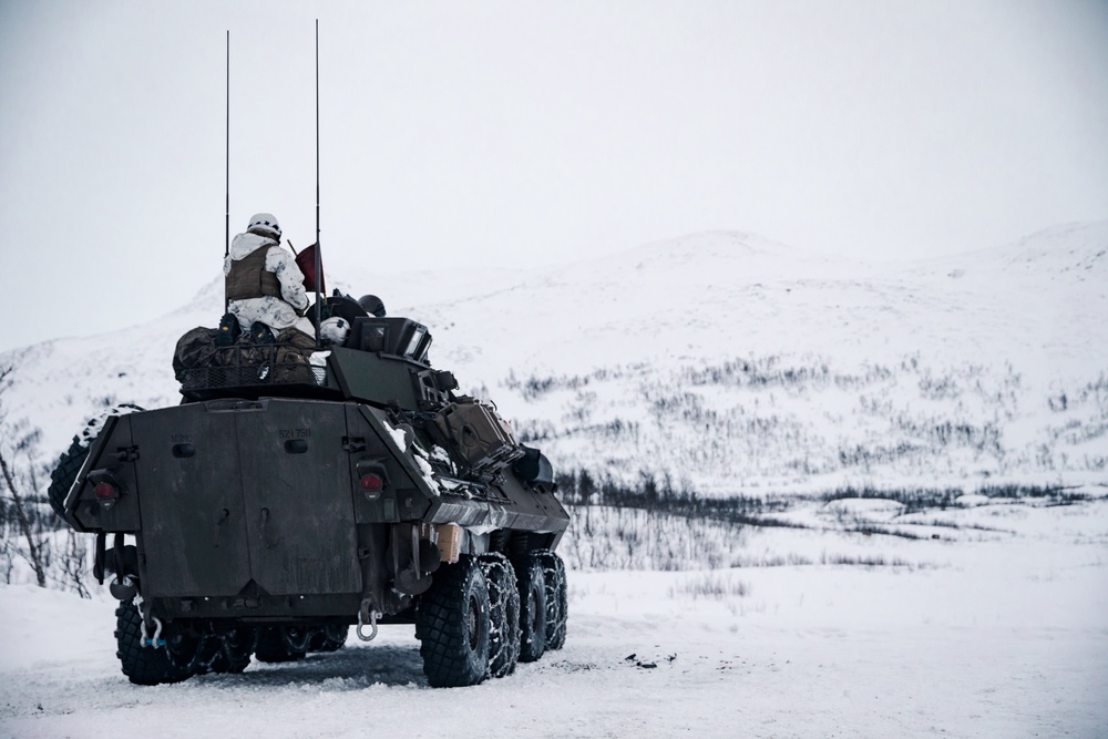 LAR Marines with MRF-E Execute a Live-Fire Range