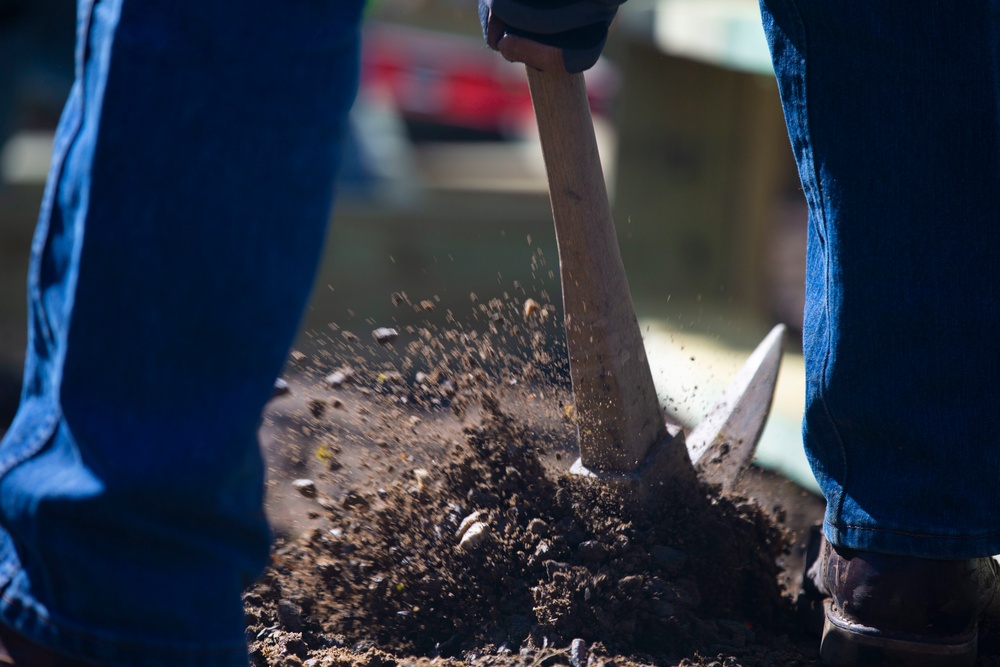 Volunteers Build Ramp for Senior Citizen