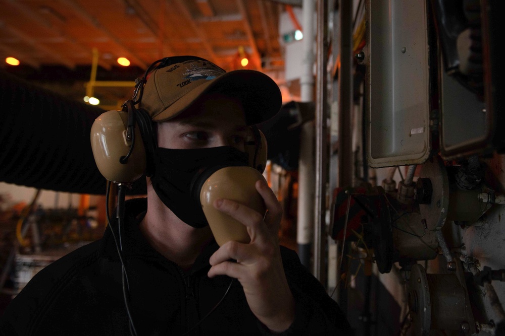 Sailor tests AFFF sound powered phones