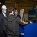 Acting Secretary of the Navy Thomas W. Harker visits the Production Machine Shop during his tour of Norfolk Naval Shipyard March 17