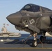 F-35B aboard ITS Cavour as USS Gerald R. Ford passes