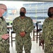 New York Naval Militia Commander visits Yankee Stadium Vaccination Site
