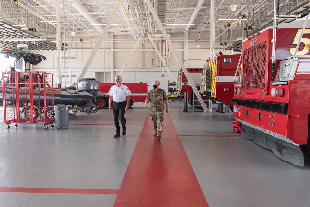 45th Space Wing Hosts Ribbon Cutting Ceremony for New Fire Station