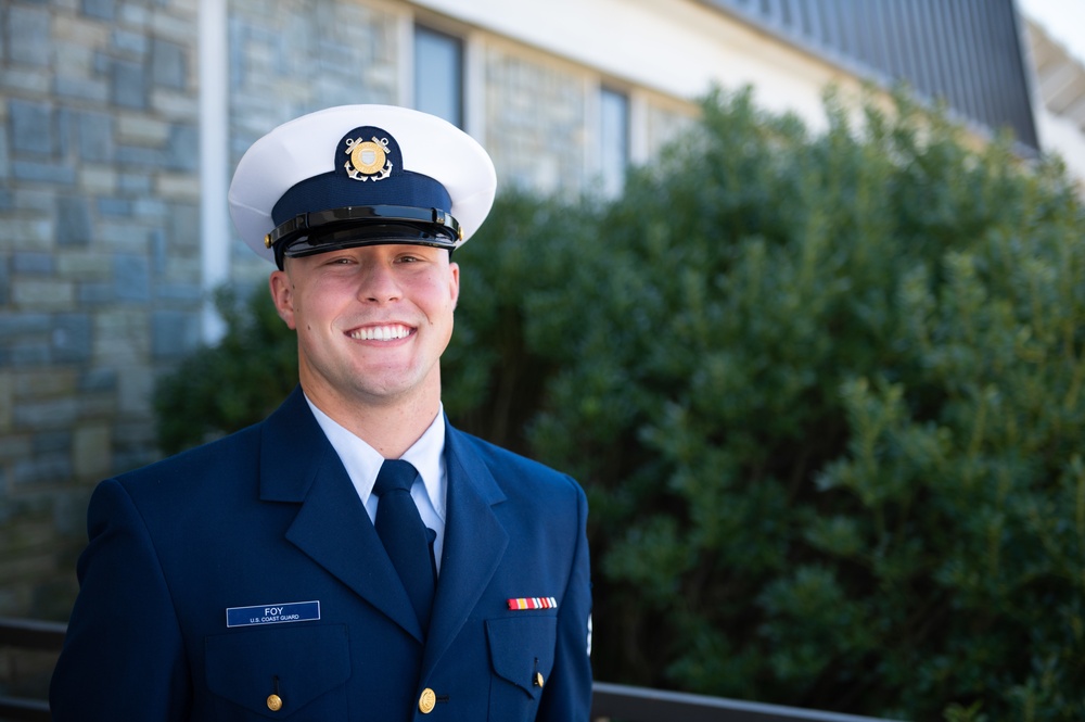 Seaman Charles Foy earns Coast Guard Honor Graduate for Foxtrot-200