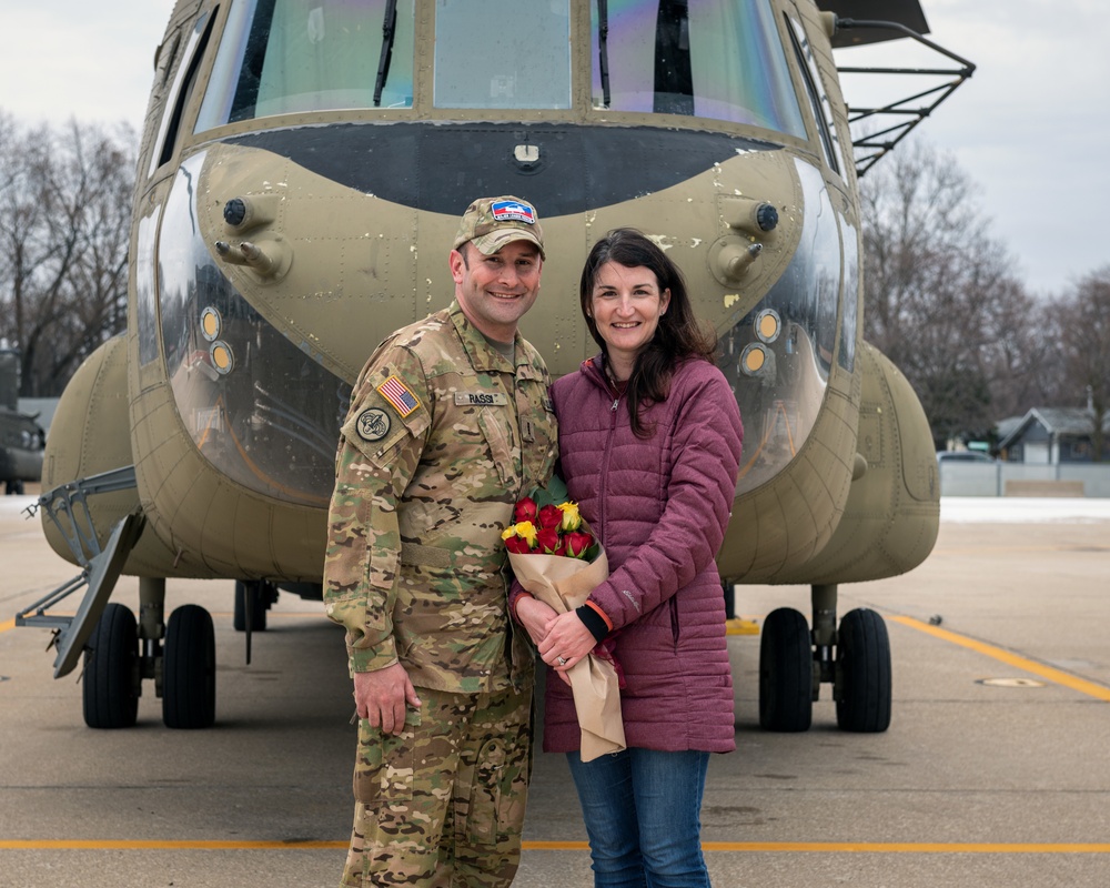 Chief Warrant Officer 4 Jason Rassi fini flight March 25, 2021