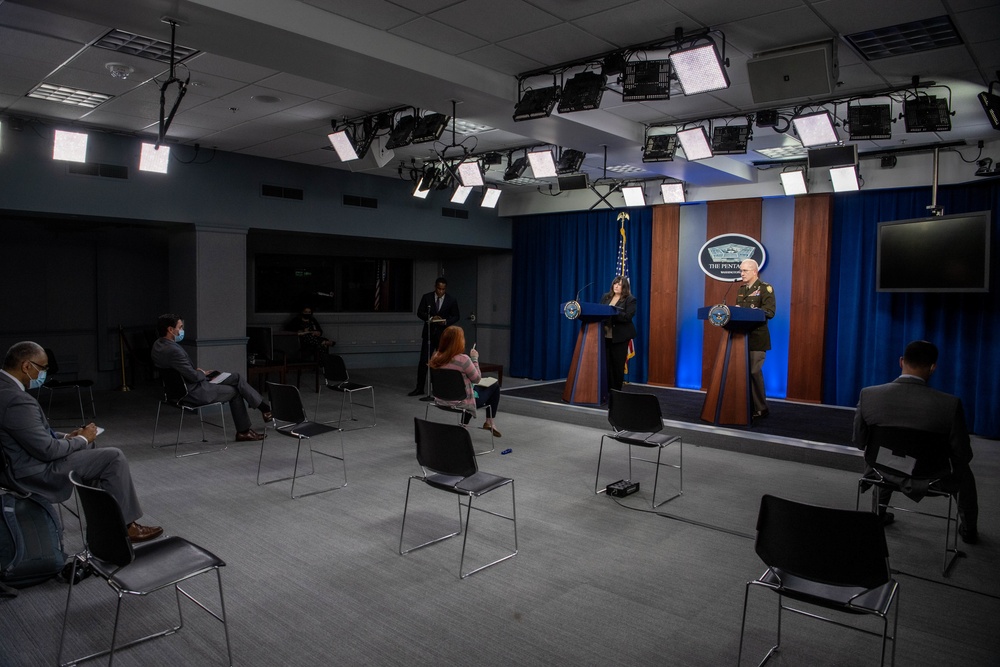 Pentagon health officials provide COVID-19 update