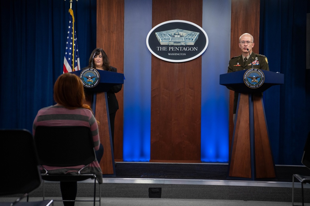 Pentagon health officials provide COVID-19 update