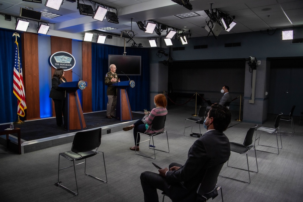 Pentagon health officials provide COVID-19 update