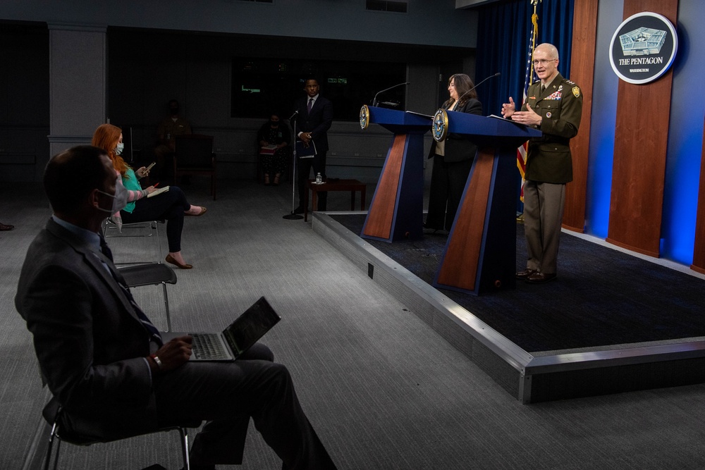 Pentagon health officials provide COVID-19 update