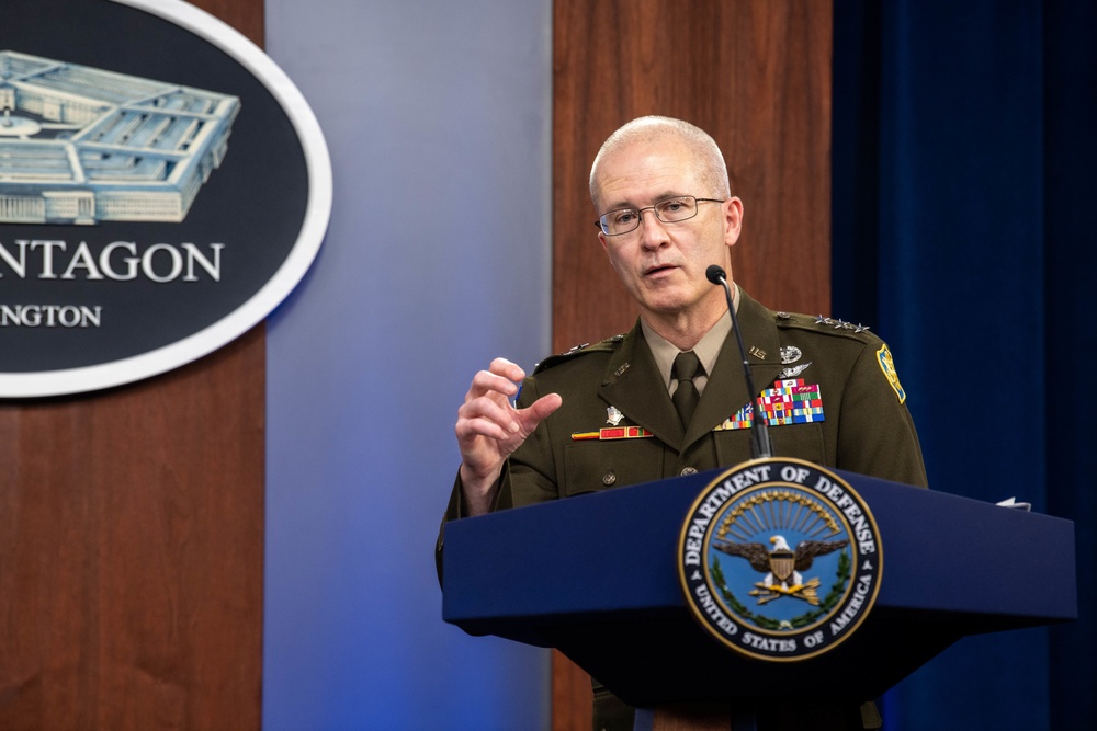 Pentagon health officials provide COVID-19 update