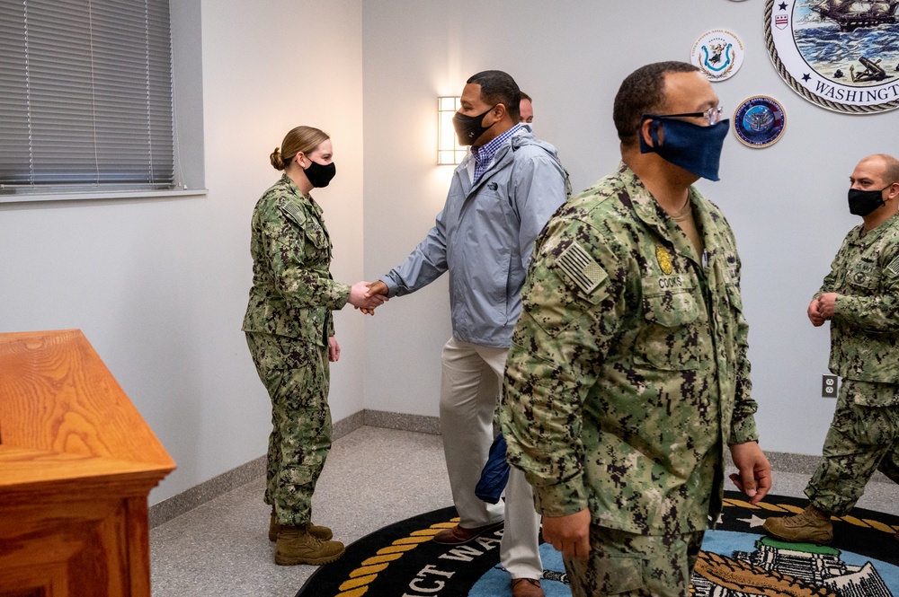 HT2 Jennifer Yucaneer end-of-tour award ceremony