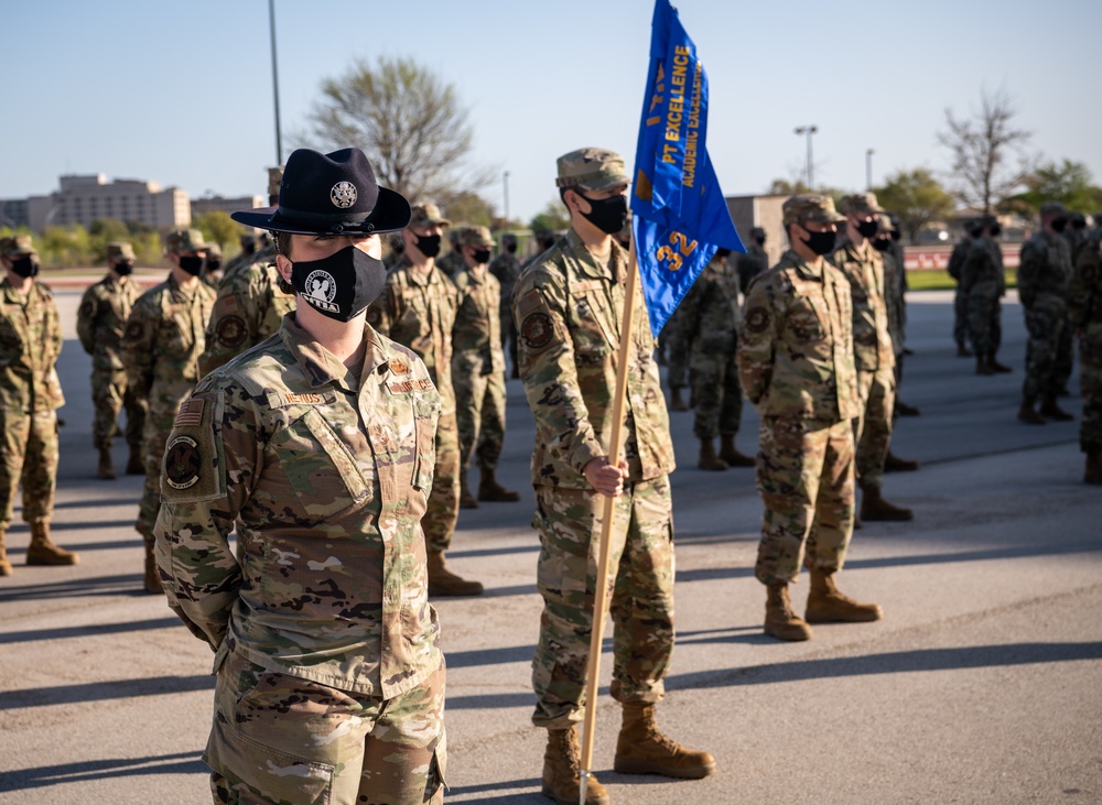 U.S. Air Force Basic Military Training Graduation and Coining Ceremony