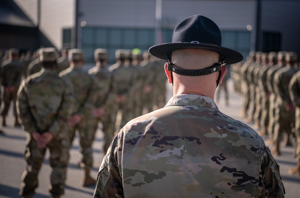 U.S. Air Force Basic Military Training Graduation and Coining Ceremony