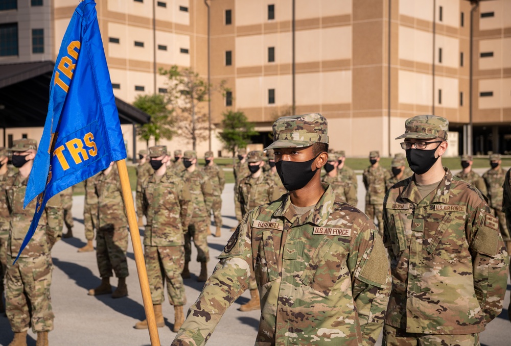 U.S. Air Force Basic Military Training Graduation and Coining Ceremony