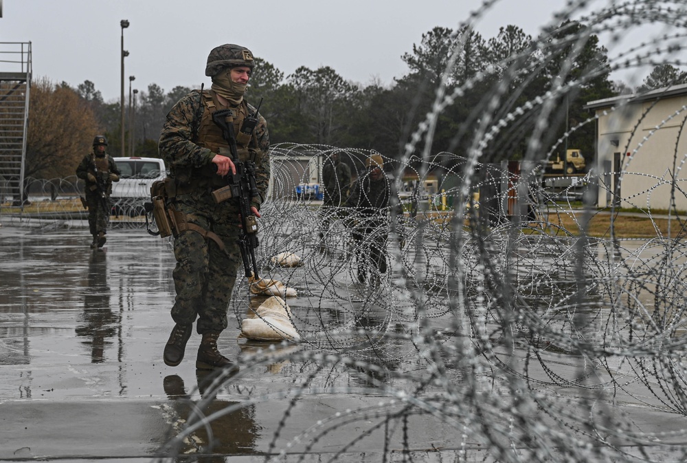 Marine’s train at Fort Eustis