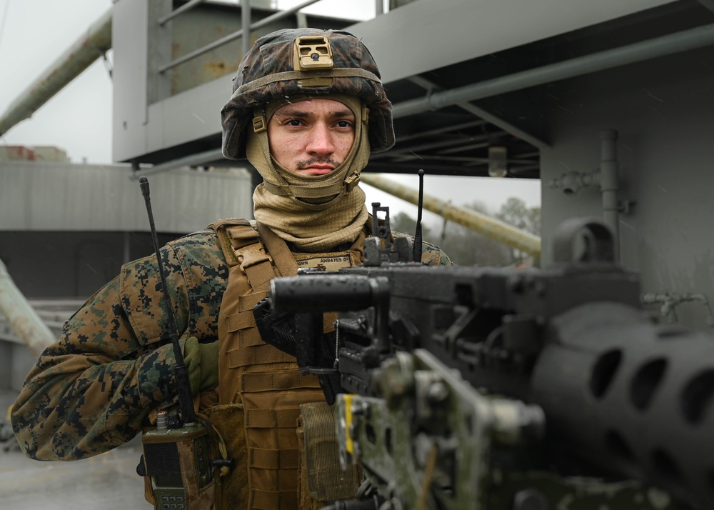 Marine’s train at Fort Eustis