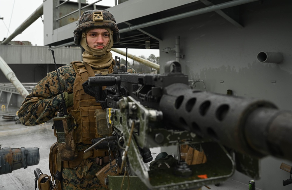 Marine’s train at Fort Eustis