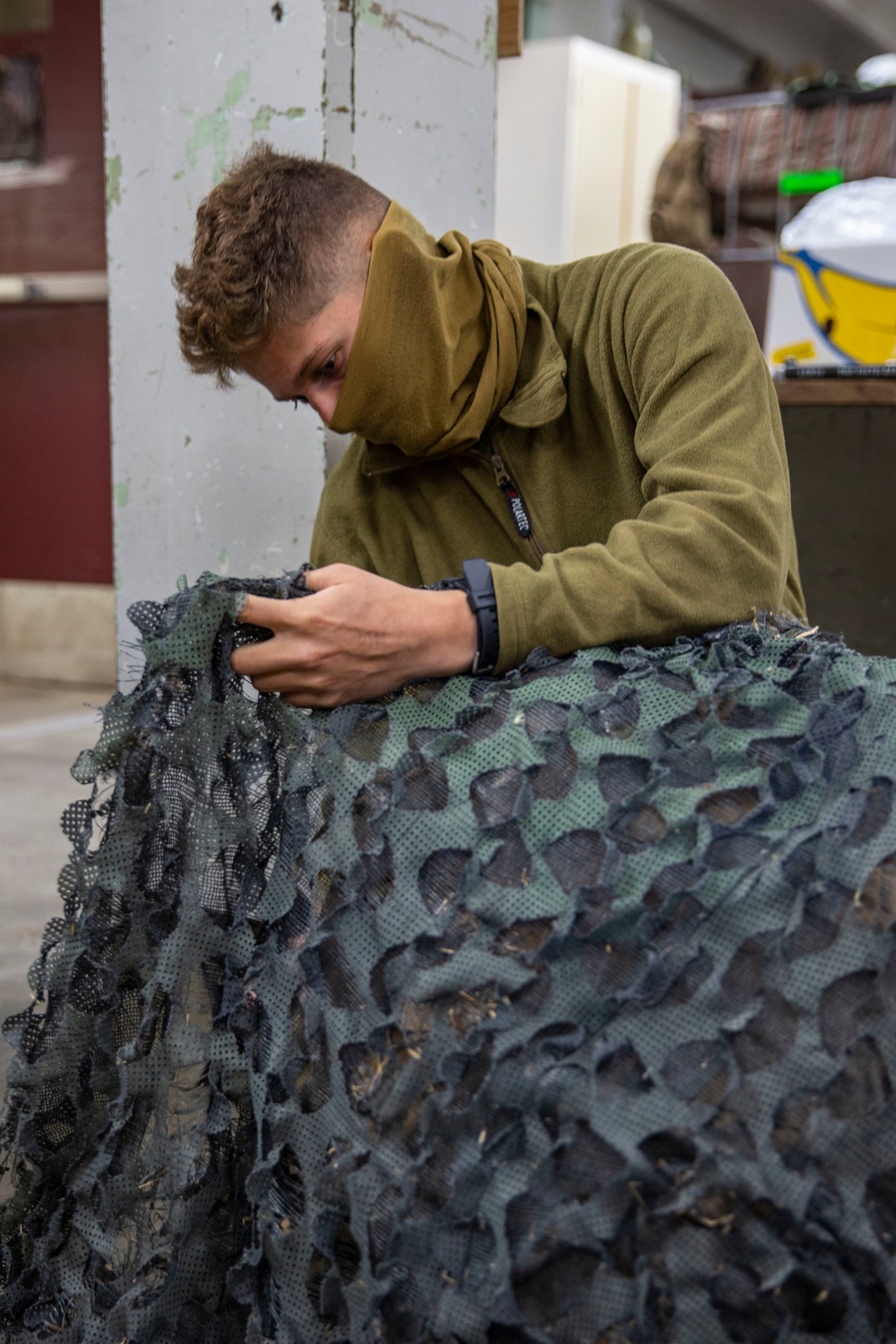 IMC Marines learn about field craft, radios