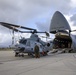 Marines, airmen load helicopters into Super Galaxy for deployment