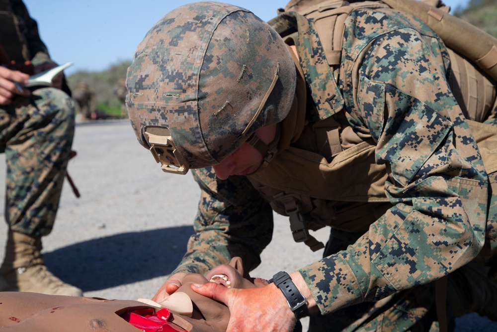 IMC Marines test their lifesaving skills