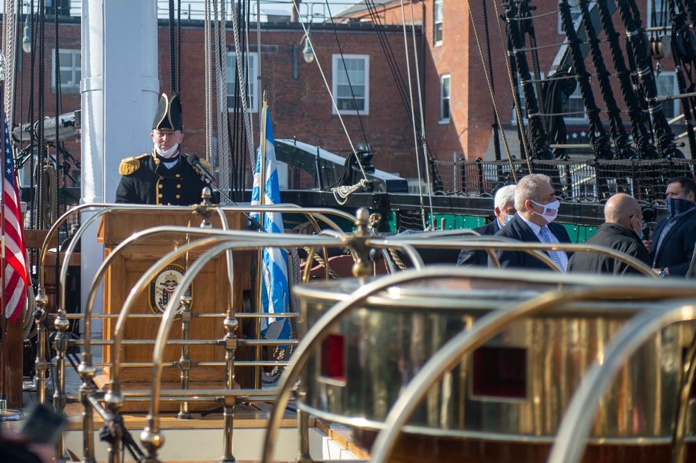 USS Constitution Celebrates 200th Anniversary of Greek Independence