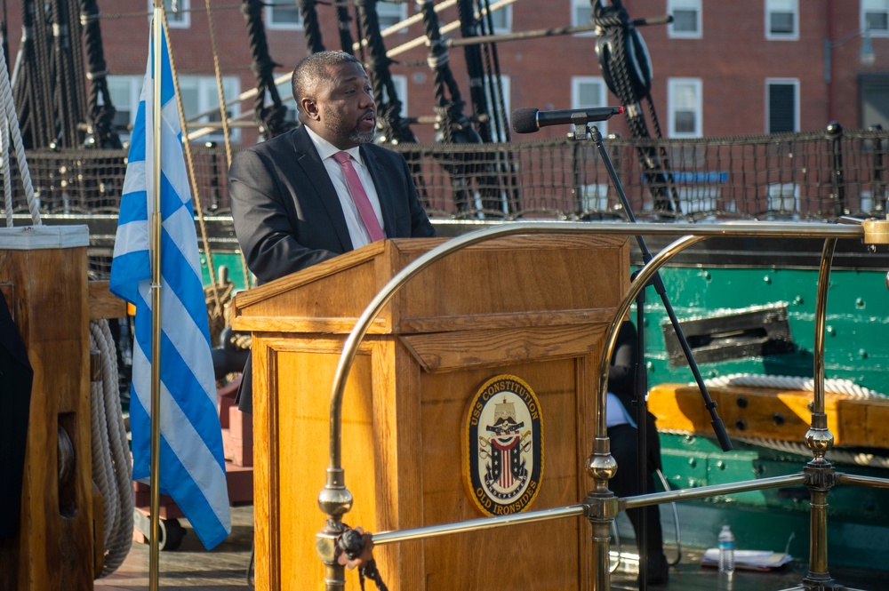 USS Constitution Celebrates 200th Anniversary of Greek Independence