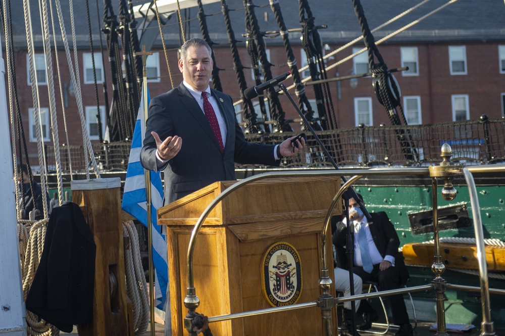 USS Constitution Celebrates 200th Anniversary of Greek Independence