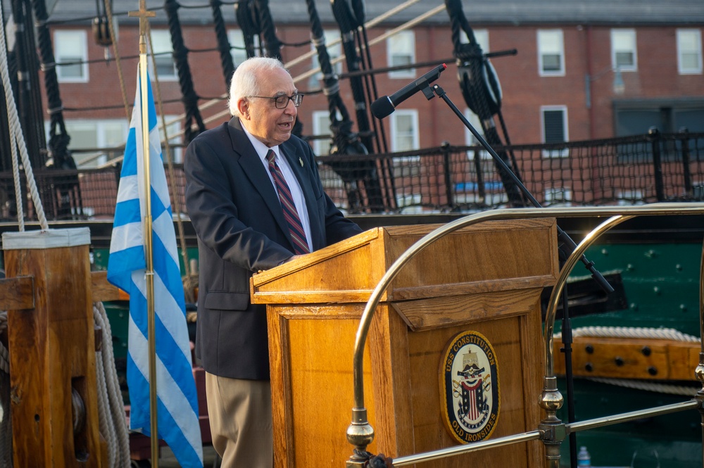 USS Constitution Celebrates 200th Anniversary of Greek Independence