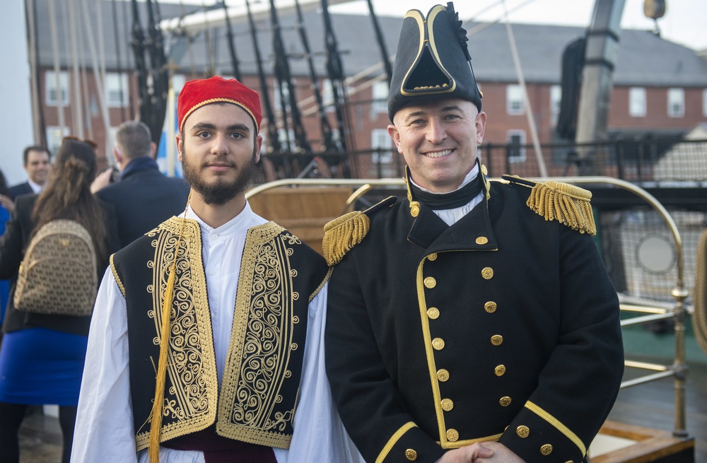 USS Constitution Celebrates 200th Anniversary of Greek Independence