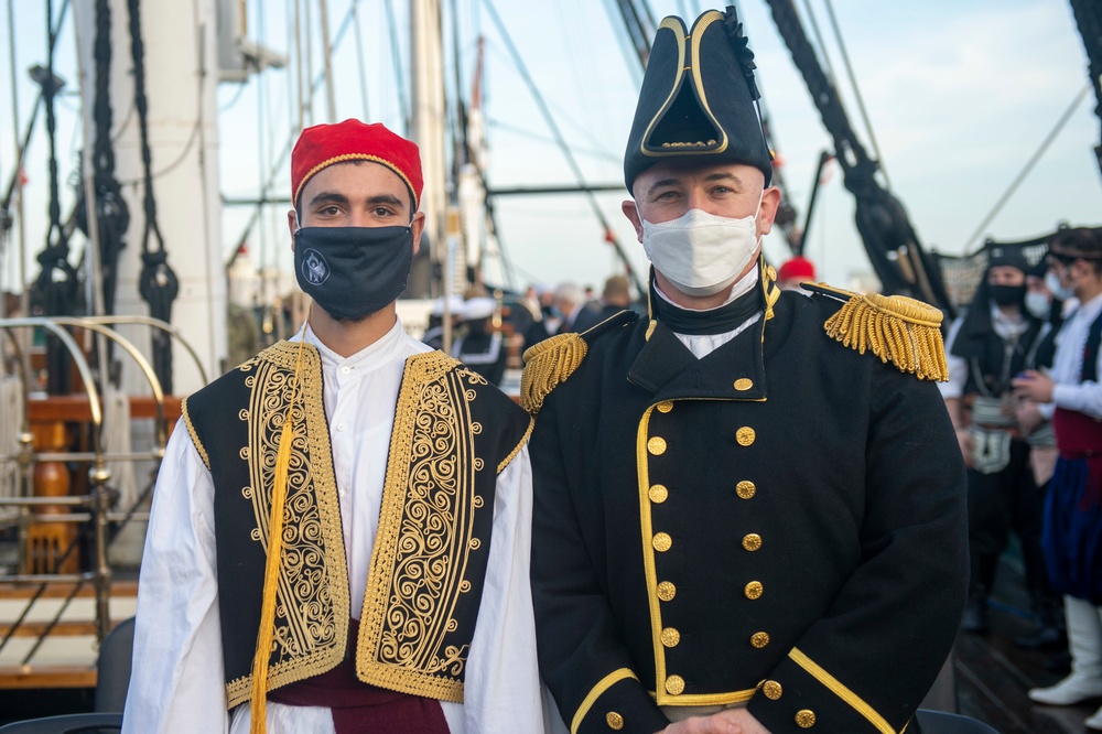 USS Constitution Celebrates 200th Anniversary of Greek Independence