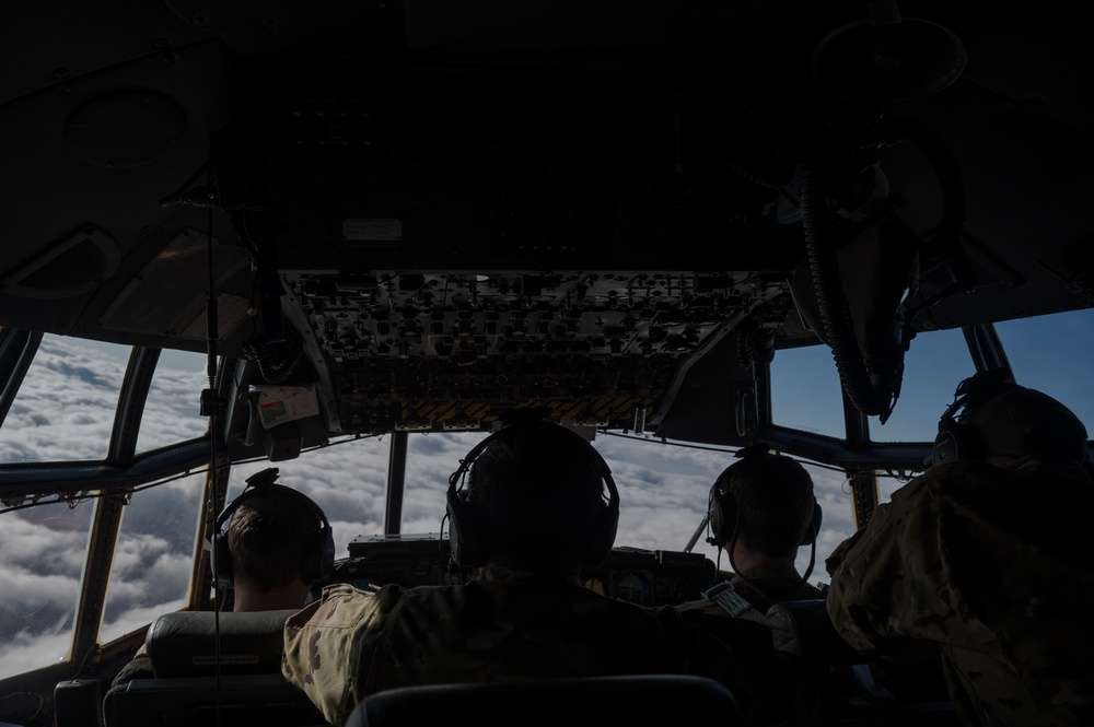 C-130s drop off cargo with FAST teams